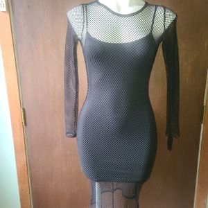 Black cocktail dress